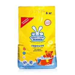 Стиральный порошок Ушастый нянь для стирки детского белья, от 0+ месяцев, универсальный, без отдушки, 6 кг, 100 стирок Стиральный порошок Ушастый нянь для стирки детского белья, от 0+ месяцев, универсальный, без отдушки, 6 кг, 100 стирок