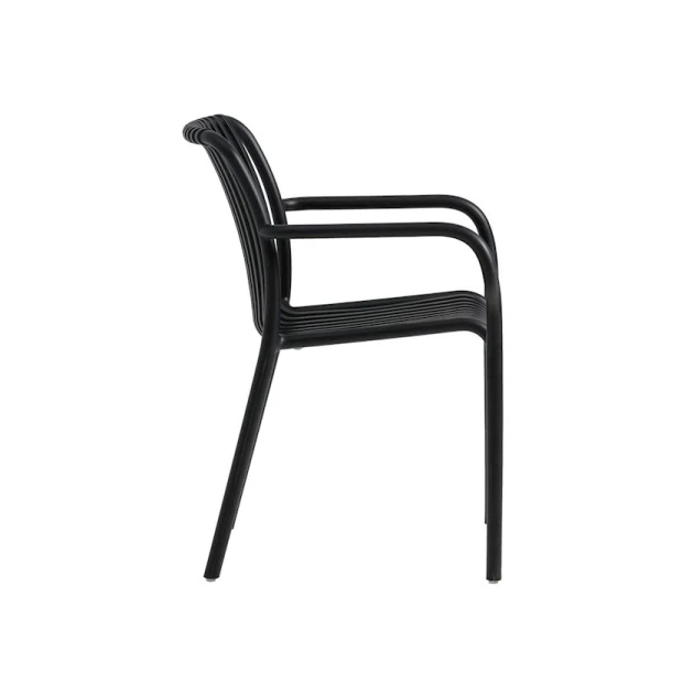 Стул JYSK Nabben 3700481, полипропилен, черный, 55x80x58 см Стул JYSK Nabben 3700481, полипропилен, черный, 55x80x58 см