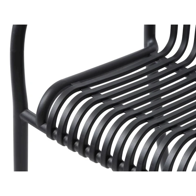 Стул JYSK Nabben 3700481, полипропилен, черный, 55x80x58 см Стул JYSK Nabben 3700481, полипропилен, черный, 55x80x58 см