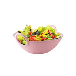 Salat qabı Hobby Life Vera dairəvi, 27.3x30x12.5 sm, plastik, çəhrayı