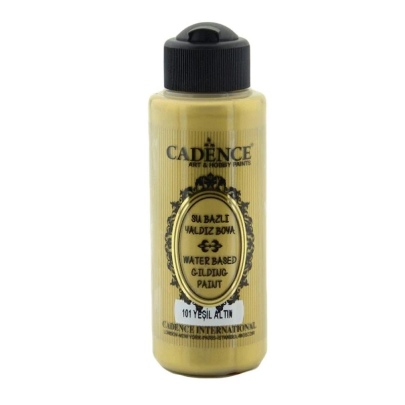 Akril boya-metallik Cadence Waterbased Gilding Paint 101 Green Gold 120 ml Akril boya-metallik Cadence Waterbased Gilding Paint 101 Green Gold 120 ml