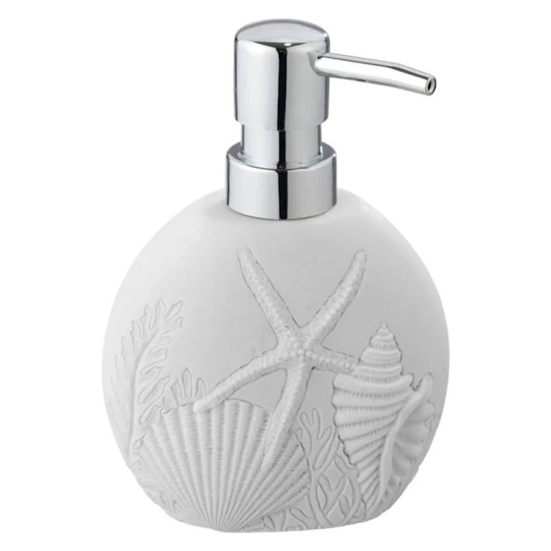 Дозатор Wenko Maloto, полирезин, белый, 10х6х16.5 см Дозатор Wenko Maloto, полирезин, белый, 10х6х16.5 см