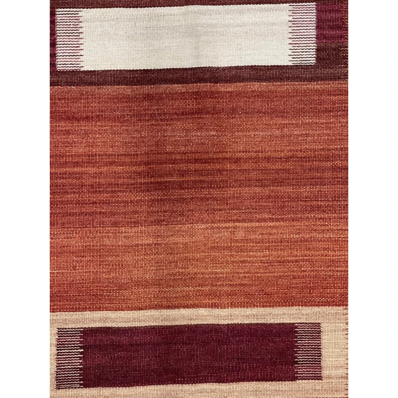 Ковер килим ручного производства Natural halı ELX07, 141x203 см, шерсть, коричневый