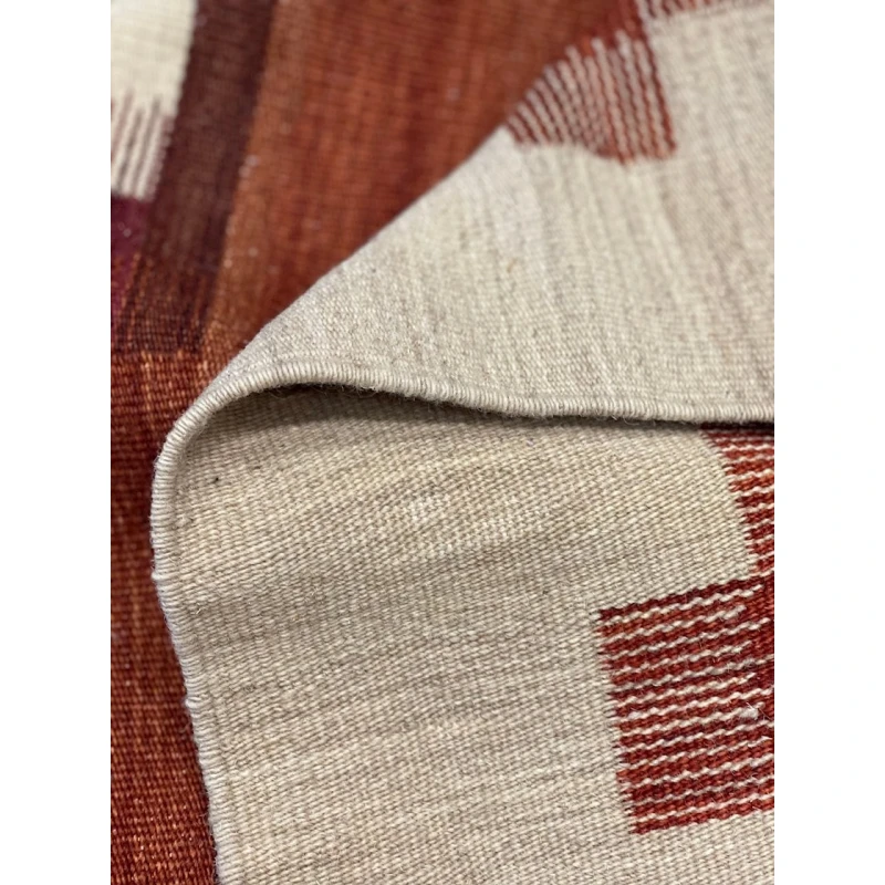 Ковер килим ручного производства Natural halı ELX07, 141x203 см, шерсть, коричневый