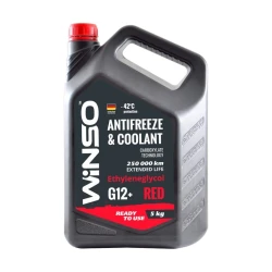Антифриз Winso Antifreeze & Coolant Concentrate Red G12, 5 л