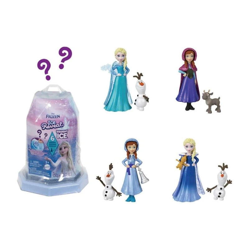 Фигурка-сюрприз Mattel Disney Frozen Ice Reveal Squishy Ice HRN77, 3+ лет, 1 шт, товар в ассортименте Фигурка-сюрприз Mattel Disney Frozen Ice Reveal Squishy Ice HRN77, 3+ лет, 1 шт, товар в ассортименте