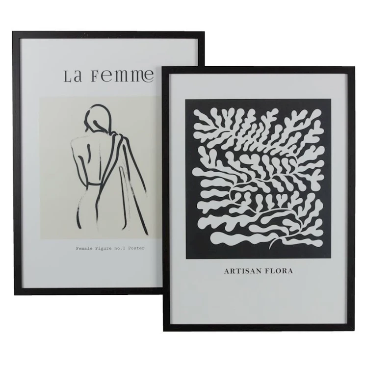 Фоторамка JYSK Oscar 50x70 см, черная Фоторамка JYSK Oscar 50x70 см, черная