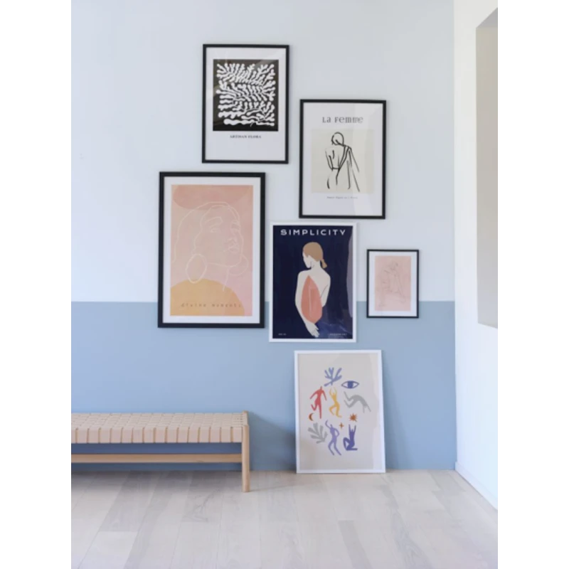 Фоторамка JYSK Oscar 50x70 см, черная Фоторамка JYSK Oscar 50x70 см, черная