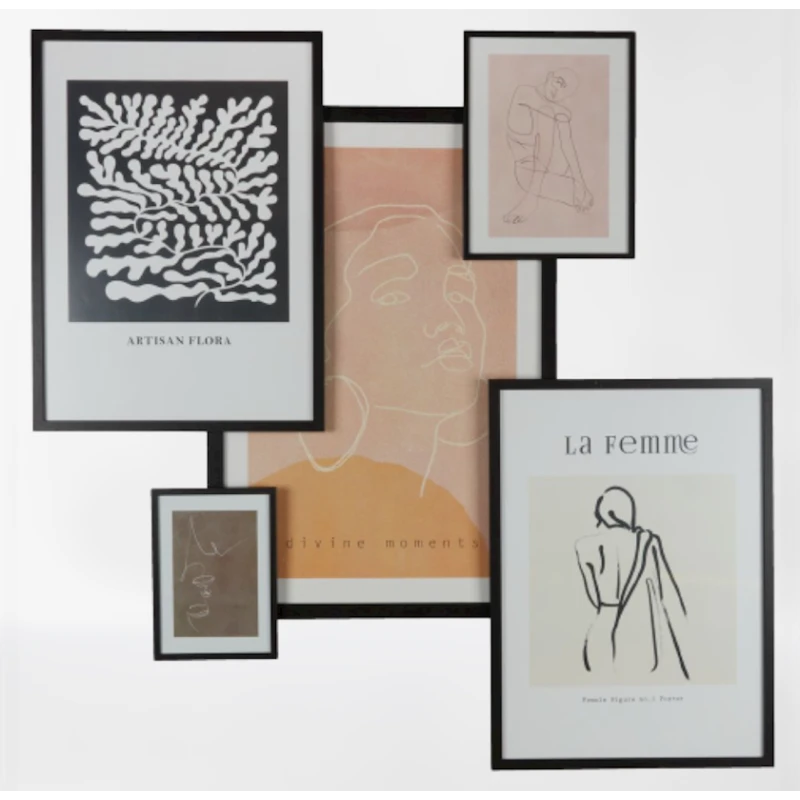 Фоторамка JYSK Oscar 50x70 см, черная Фоторамка JYSK Oscar 50x70 см, черная