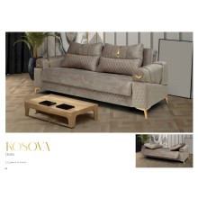 Divan Stil Mebel Kosova, 220x80x83 sm, bej