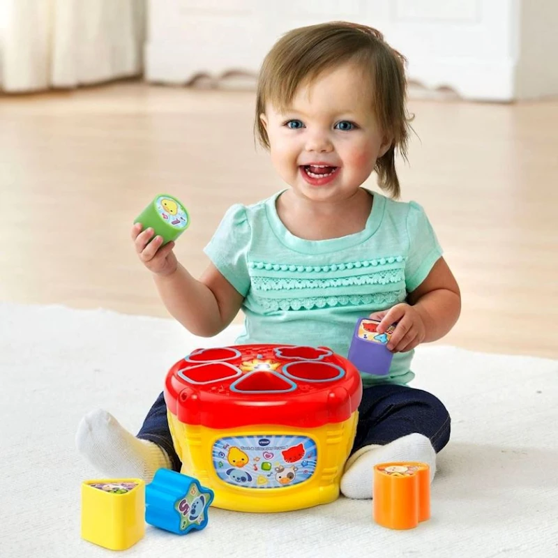 Развивающая игрушка VTech Sort & Discover Drum 80-185103, 12-36 мес Развивающая игрушка VTech Sort & Discover Drum 80-185103, 12-36 мес