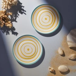 Набор тарелок Emsan Voyage Circle, керамика, разноцветный, 26 см, 2 шт