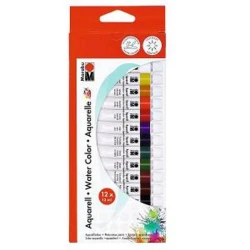 Набор акварельных красок Marabu, 12x12мл