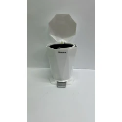 Мусорное ведро Homara HM004, пластик, белое, 19х24 см