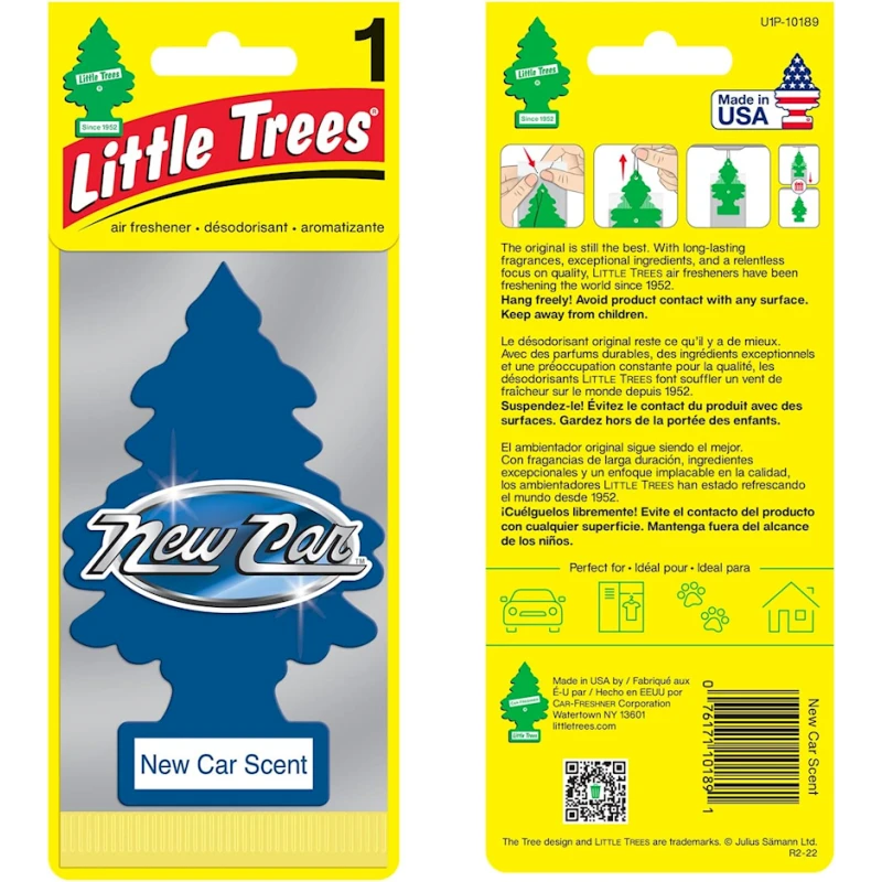 Ароматизатор для автомобиля Little Trees New Car Scent, 1 шт Ароматизатор для автомобиля Little Trees New Car Scent, 1 шт