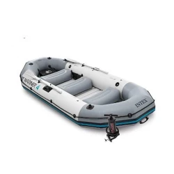 Надувная лодка Intex 68376 Mariner 4 Set, 328х145х48 см, алюминиевые вёсла 137 см, до 500 кг