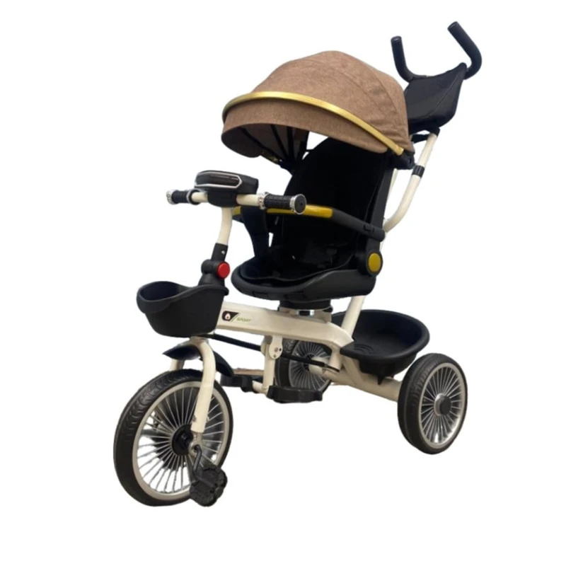 Трехколесный велосипед коричневый Трехколесный велосипед коричневый