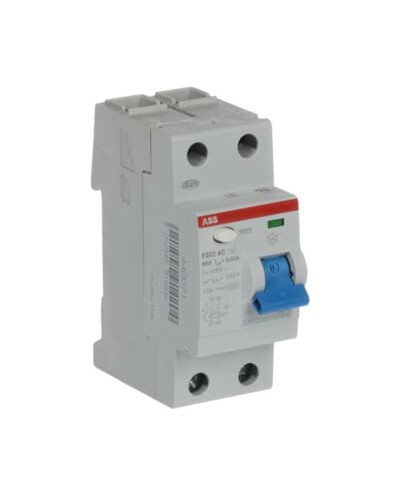 Avtomatik söndürücü ABB 2CSF202001R1800, F202 RCCB, 80A, 2P, 30mA, AC tipli