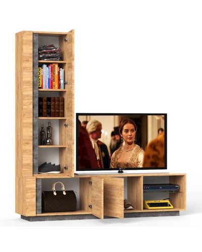 TV üçün tumba Letta,194x41x180 sm,LDSP