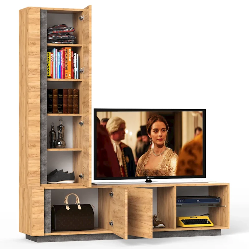 Тв тумба Letta,194х41х180 см,ЛДСП Тв тумба Letta,194х41х180 см,ЛДСП