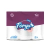 Бумажное полотенце Foryu Extra, белое, 6 шт