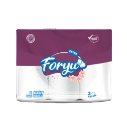 Бумажное полотенце Foryu Extra, белое, 6 шт