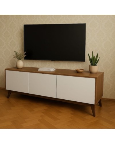 TV üçün tumba Tunba HS group 016, LDSP, qəhvəyi, 180x38x42 sm