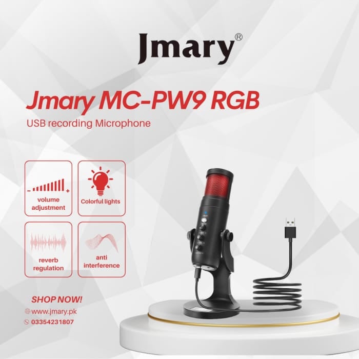 Микрофон Jmary MC-PW9 Black Микрофон Jmary MC-PW9 Black