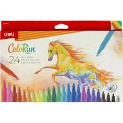 Набор фломастеров Deli Colorun, 24 шт