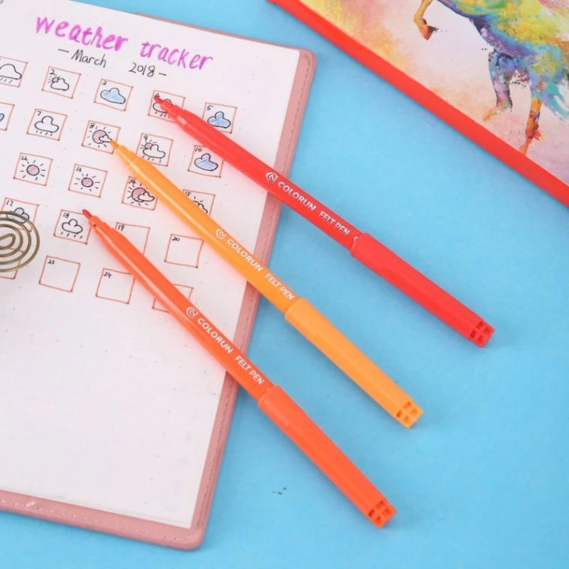 Набор фломастеров Deli Colorun, 24 шт