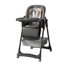 Uşaq yedizdirmə oturacağı Kidilo FS-003, 4 aydan, boz
