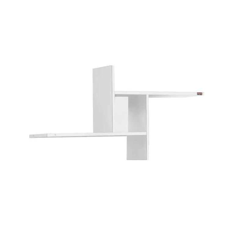 Настенная полка Art Mebel 102, ламинат, 50х100х50 см, белая Настенная полка Art Mebel 102, ламинат, 50х100х50 см, белая