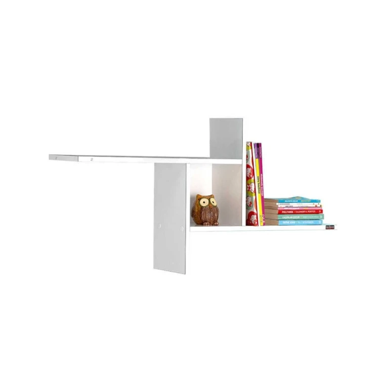 Настенная полка Art Mebel 102, ламинат, 50х100х50 см, белая Настенная полка Art Mebel 102, ламинат, 50х100х50 см, белая