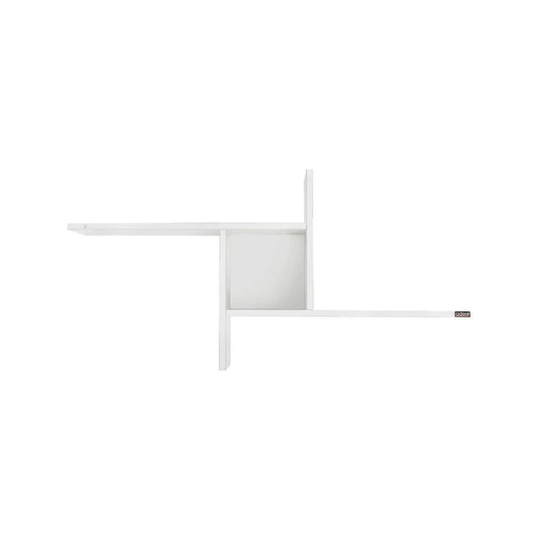 Настенная полка Art Mebel 102, ламинат, 50х100х50 см, белая Настенная полка Art Mebel 102, ламинат, 50х100х50 см, белая