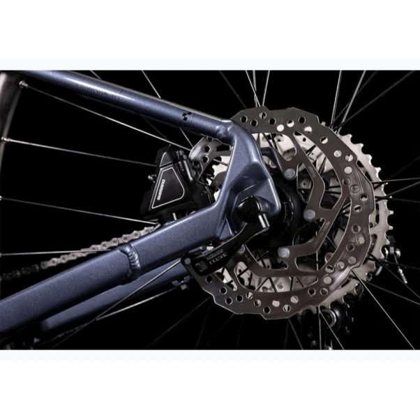 Dağ velosipedi Cube Attention 2022, ölçü L, Indigo-Black/Black