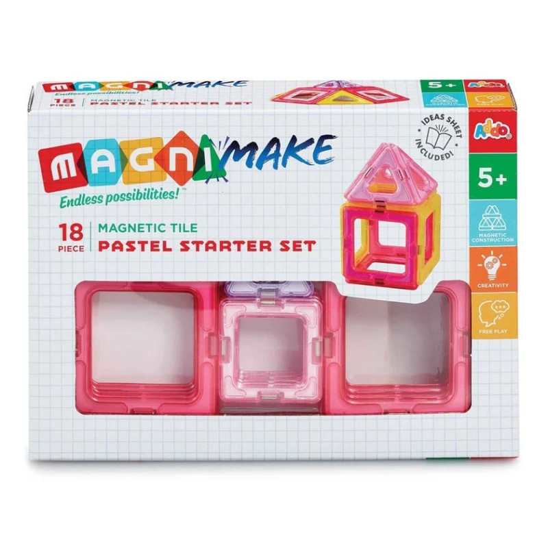 Магнитный конструктор Magnimake Pastel Starter, 5+ лет Магнитный конструктор Magnimake Pastel Starter, 5+ лет
