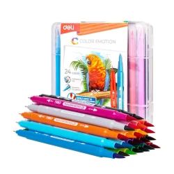 Набор фломастеров Deli Color Emotion C151-24, 24 шт