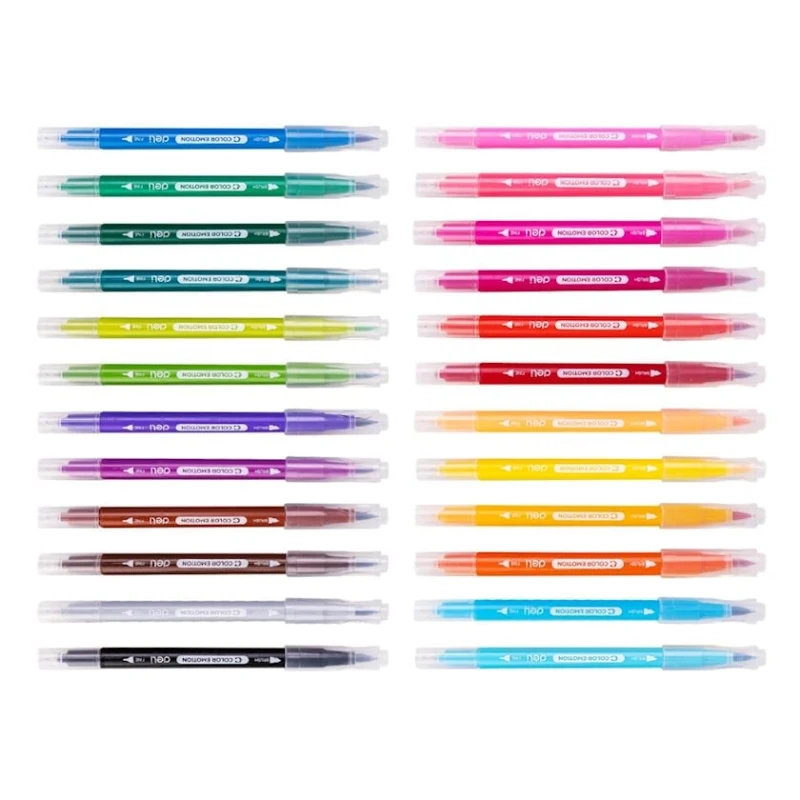 Набор фломастеров Deli Color Emotion C151-24, 24 шт Набор фломастеров Deli Color Emotion C151-24, 24 шт