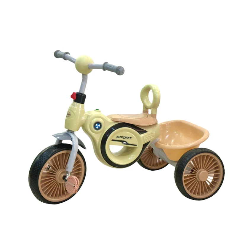 Uşaq üçün üçtəkərli velosiped FZ-760, sarı