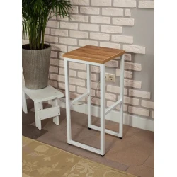 Барный стул WVotan, 75х35х35 см, коричневый Барный стул WVotan, 75х35х35 см, коричневый