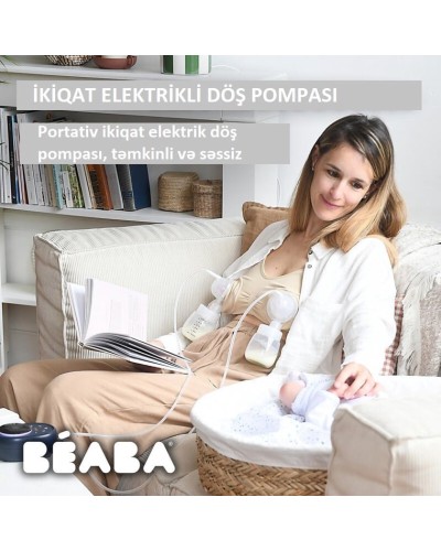 Elektrik süd nasosu Beaba Double Night Blue