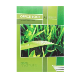 Тетрадь в клетку Officeplus A4, 40 листов, зеленый Тетрадь в клетку Officeplus A4, 40 листов, зеленый