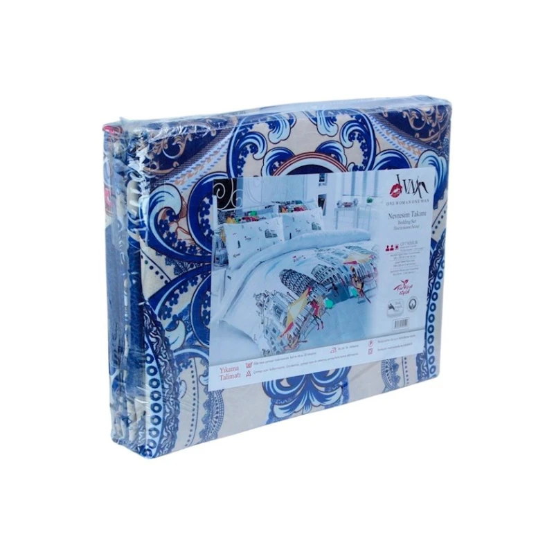 Комплект постельного белья Owom Creatone, материал кретон, двуспальный, 200x220 см Комплект постельного белья Owom Creatone, материал кретон, двуспальный, 200x220 см