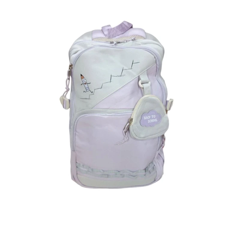 Məktəbli bel çantası M-127_S_1, neylon, yasəməni