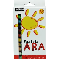 Пастель Pebeo Ara, масляная, 12шт