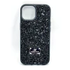 Çexol SS821 Swarovski Apple iPhone 15 üçün Qara