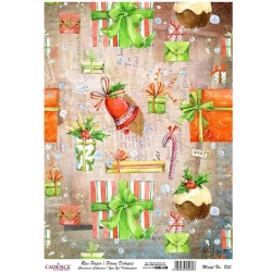 Рисовая бумага для декупажа Cadence A3,753 30x42 см