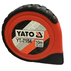 Строительная рулетка Yato YT-7154, красный/черный, 10000x25 мм