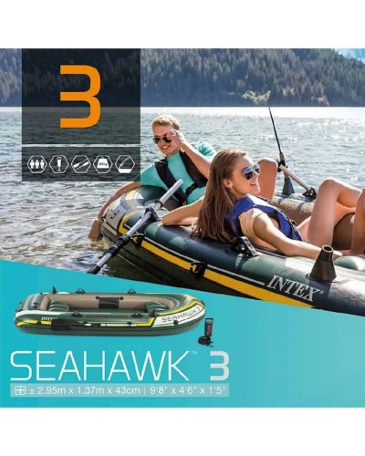 Şişmə qayıq Intex SEAHAWK 3, 295x137x43 sm
