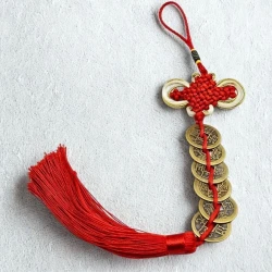 Asma bəzək R-112234, qırmızı/qızılı